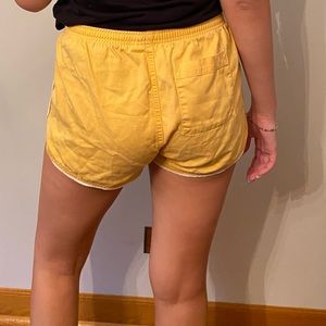 Abercrombie & Fitch Muted Yellow Shorts
